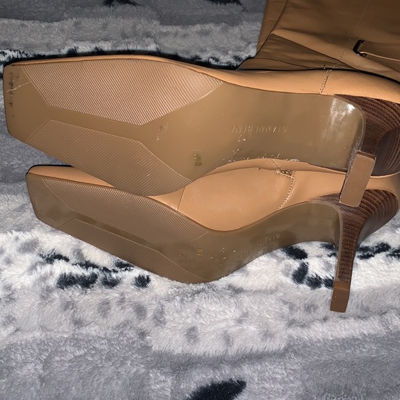 Gianni Bini Camel Leather Boots — 8.5 - Picture 13 of 16